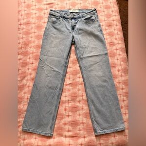 Hollister Men's Light Blue Straight Jeans